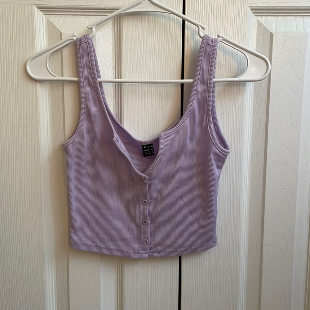 NEVER WORN Shein Button up tank